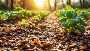 Seit ich Holzhäcksel als Mulch nutze, übersteht mein Gemüse jeden Frost