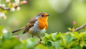 Warum Rotkehlchen im März Ihren Garten verlassen – und wie Sie sie halten