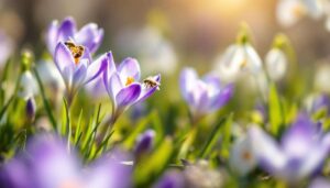 Krokus und Schneeglöckchen: Warum sie für Bienen jetzt überlebenswichtig sind