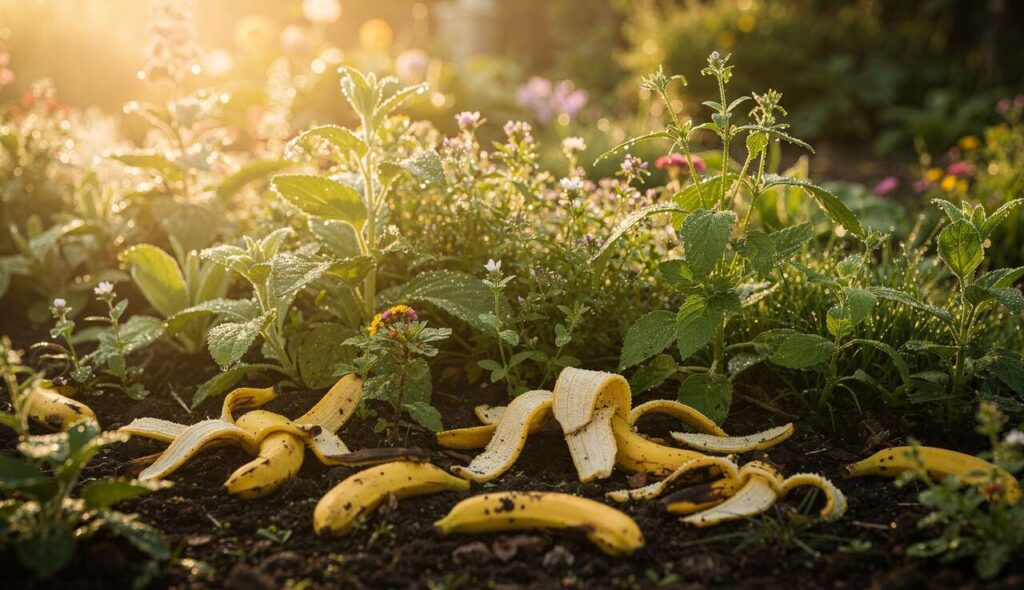 Bananenschalen als Dünger: Was Experten wirklich davon halten