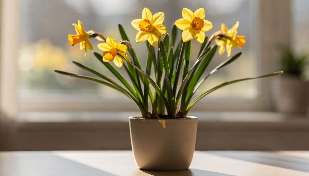Narzissen im Topf nach der Blüte, so retten Sie die Zwiebeln für nächstes Jahr